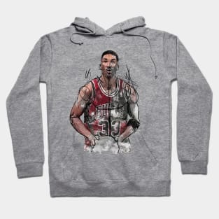 Scottie Pippen sketch art Hoodie